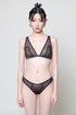 COLLINS Black Cheeky Mesh Briefs